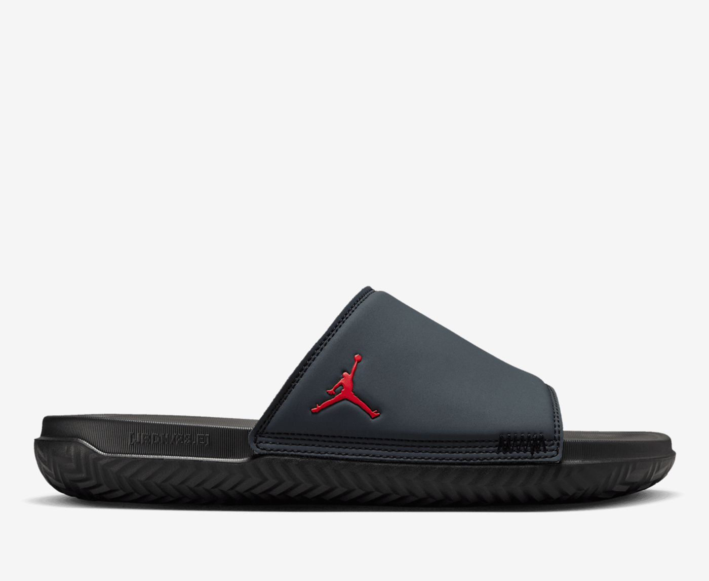 Jordan slides 2025 red and black