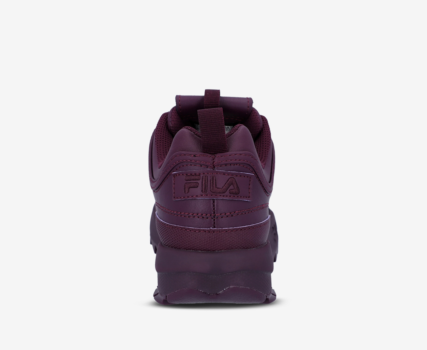 Fila burgundy disruptor clearance ii trainers