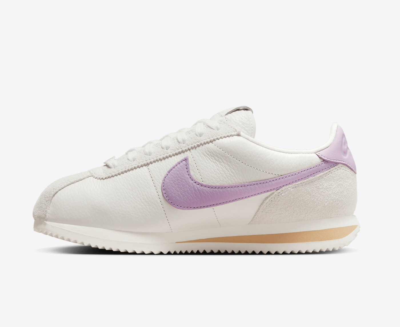 Nike CORTEZ SE SAIL ICED LILAC CLUB GOLD VegNonVeg