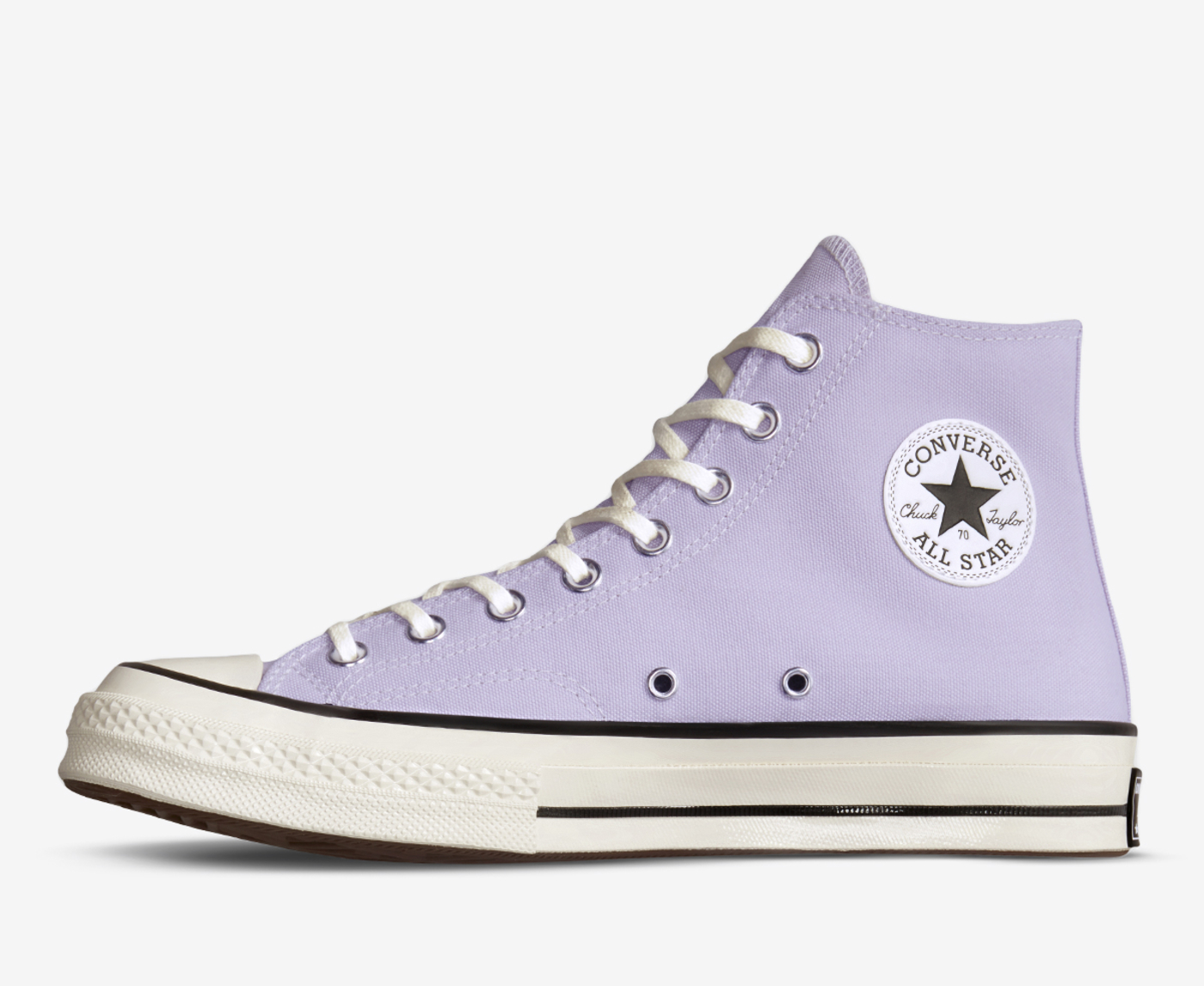 Converse CHUCK 70 HIGH VAPOR VIOLET EGRET BLACK