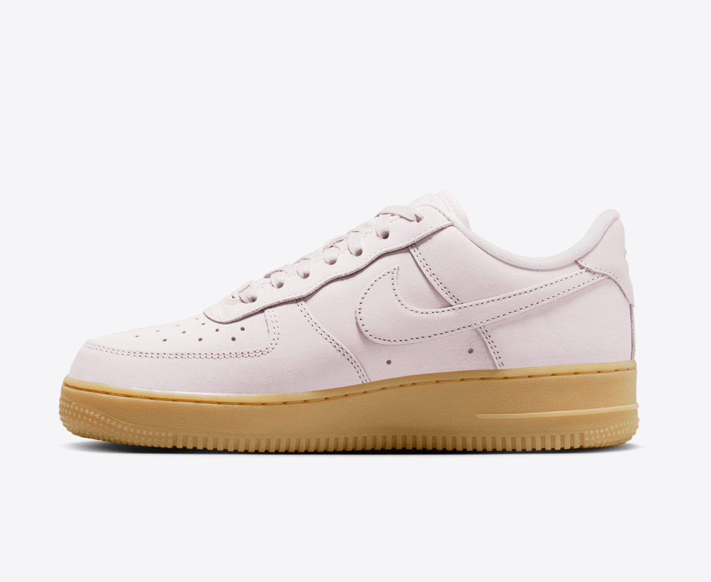 Pink air hotsell force gum sole