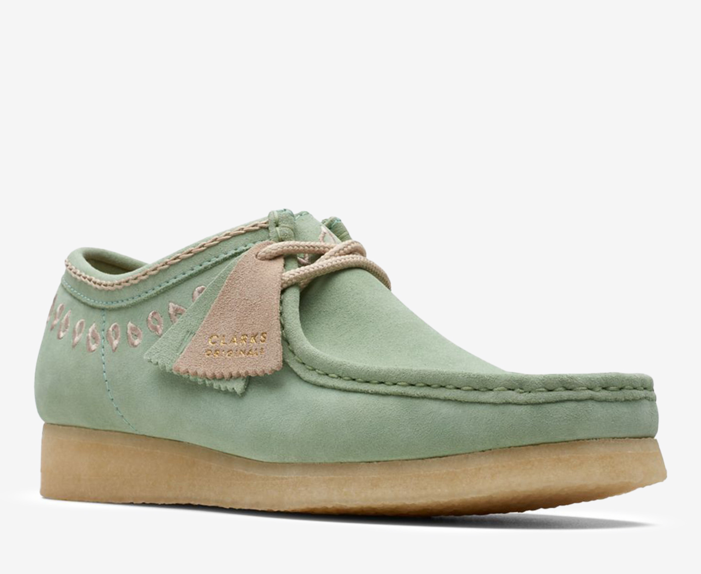 Green hotsell clark wallabees