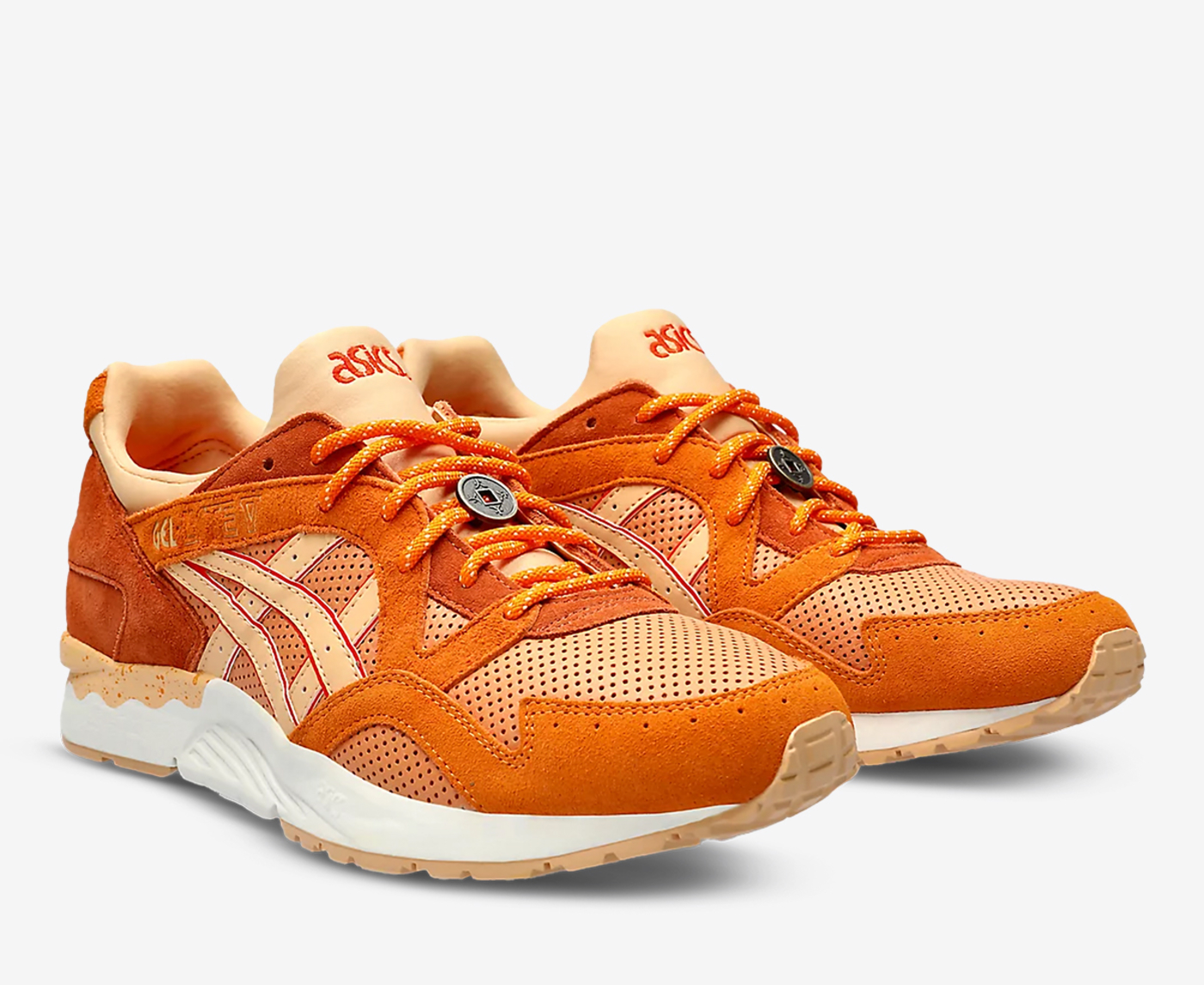 Orange asics cheap gel lyte