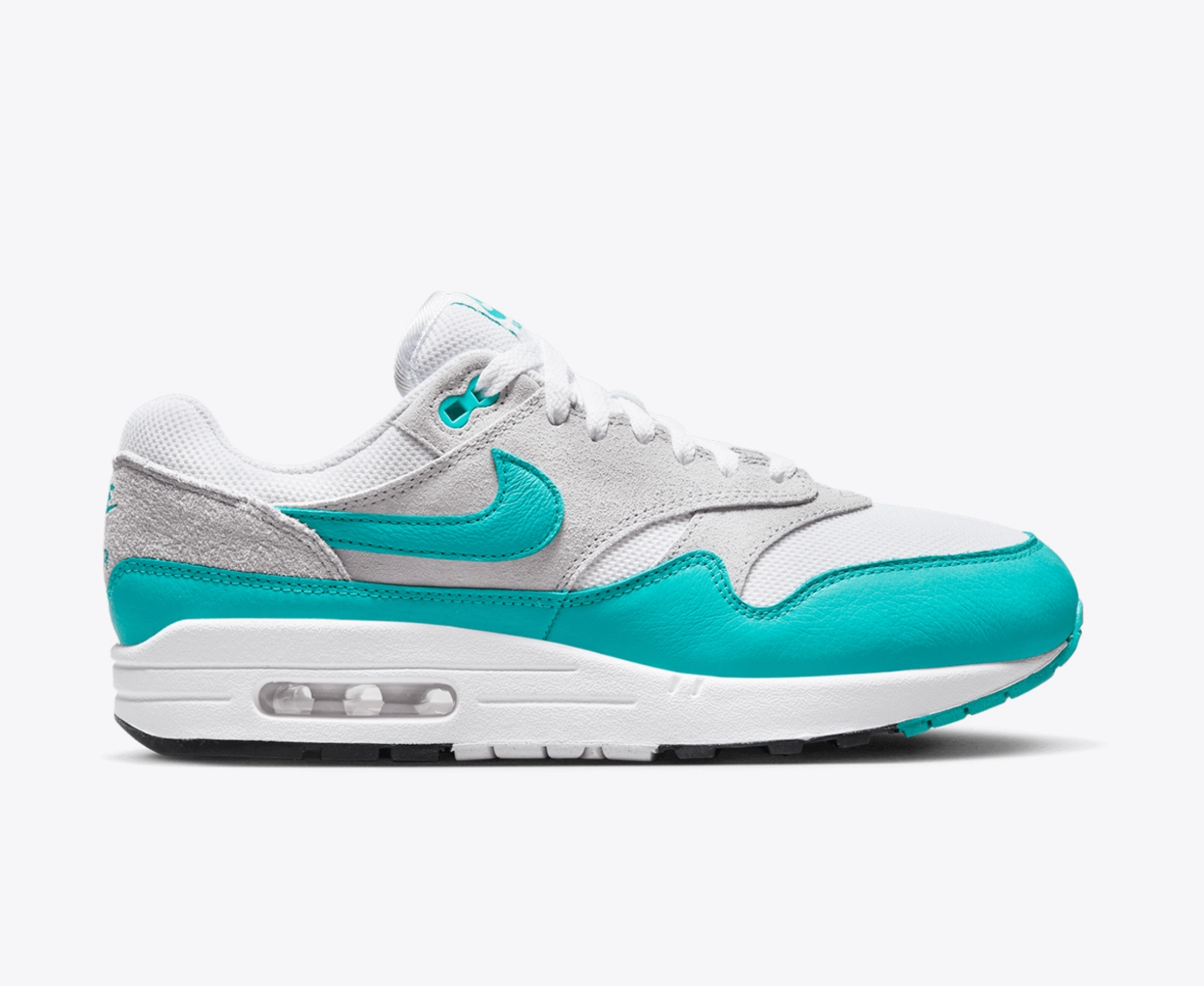 air max white and teal