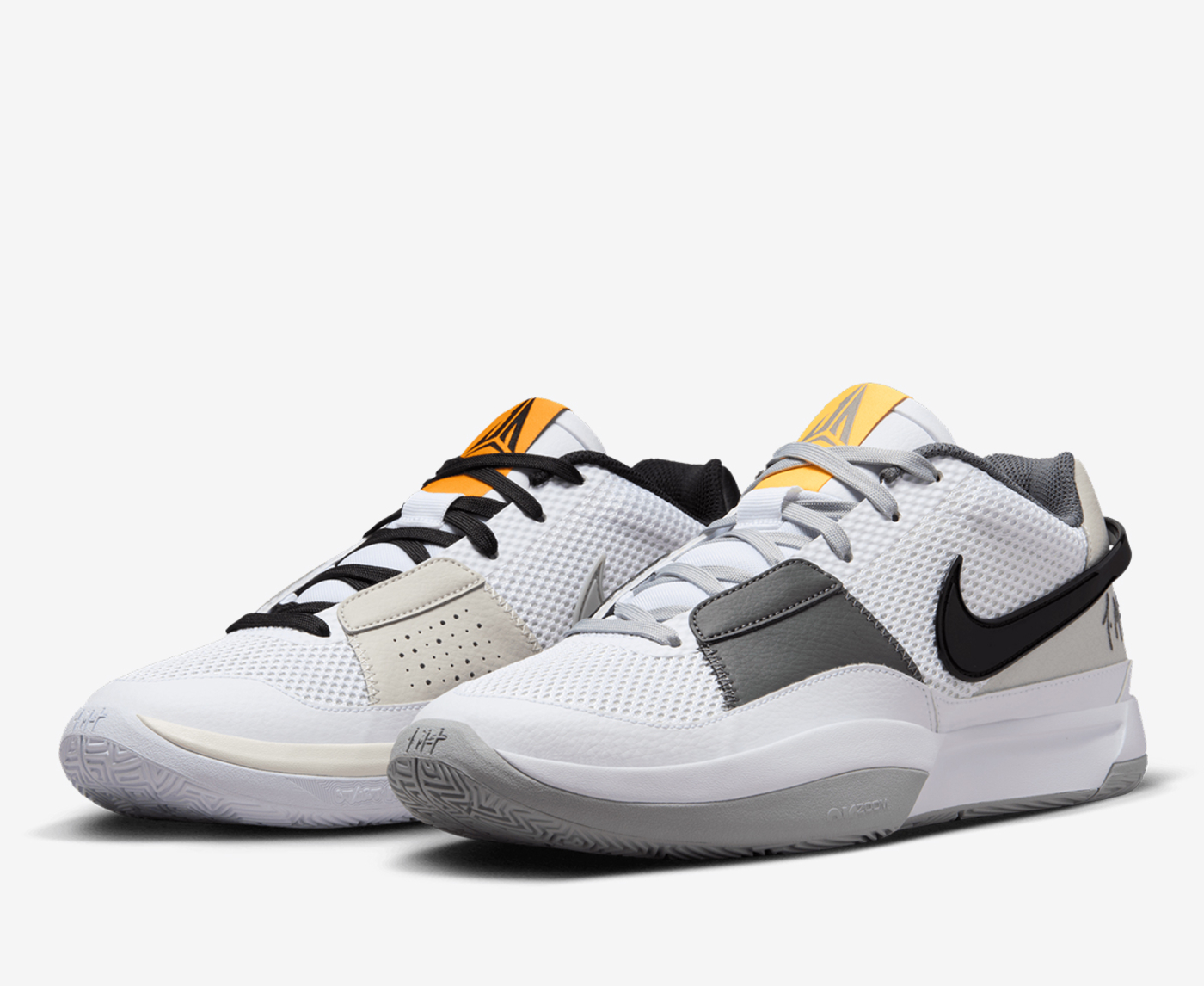 Nike - JA 1 EP 'WHITE/LIGHT SMOKE GREY-BLACK-PHANTOM' - VegNonVeg