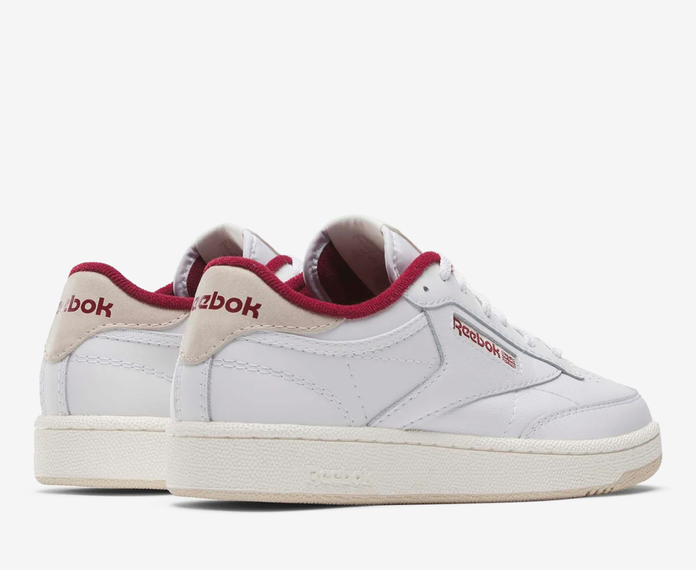 Reebok club c 85 best sale chalk maroon