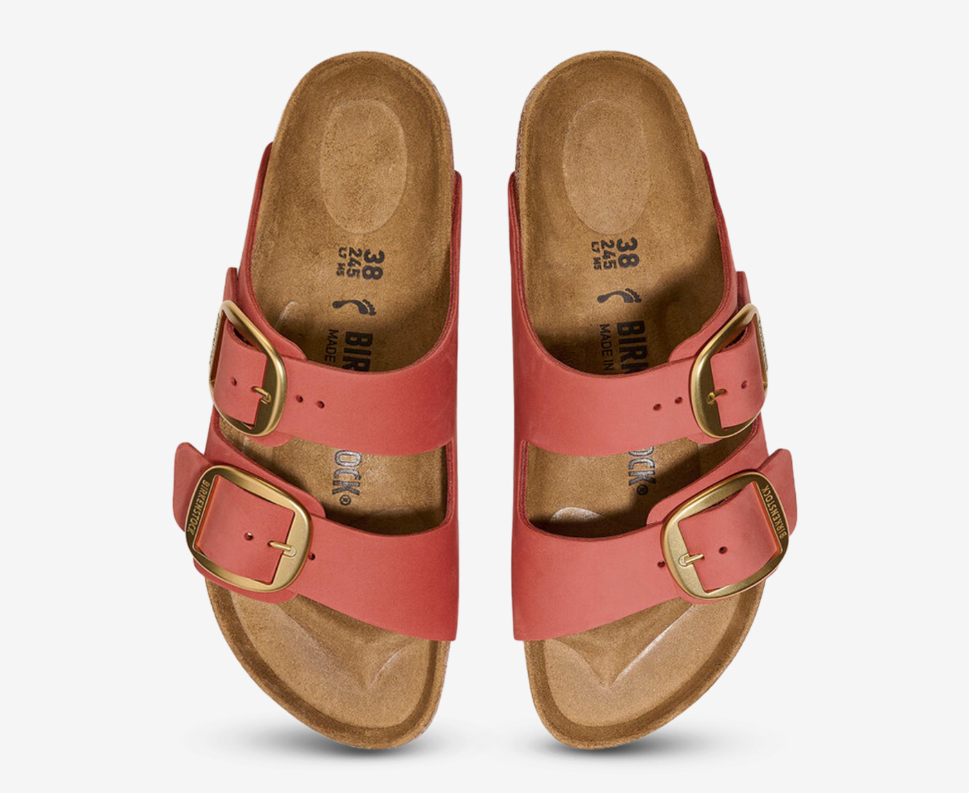 ARIZONA BIG BUCKLE - MARS RED - NUBUCK