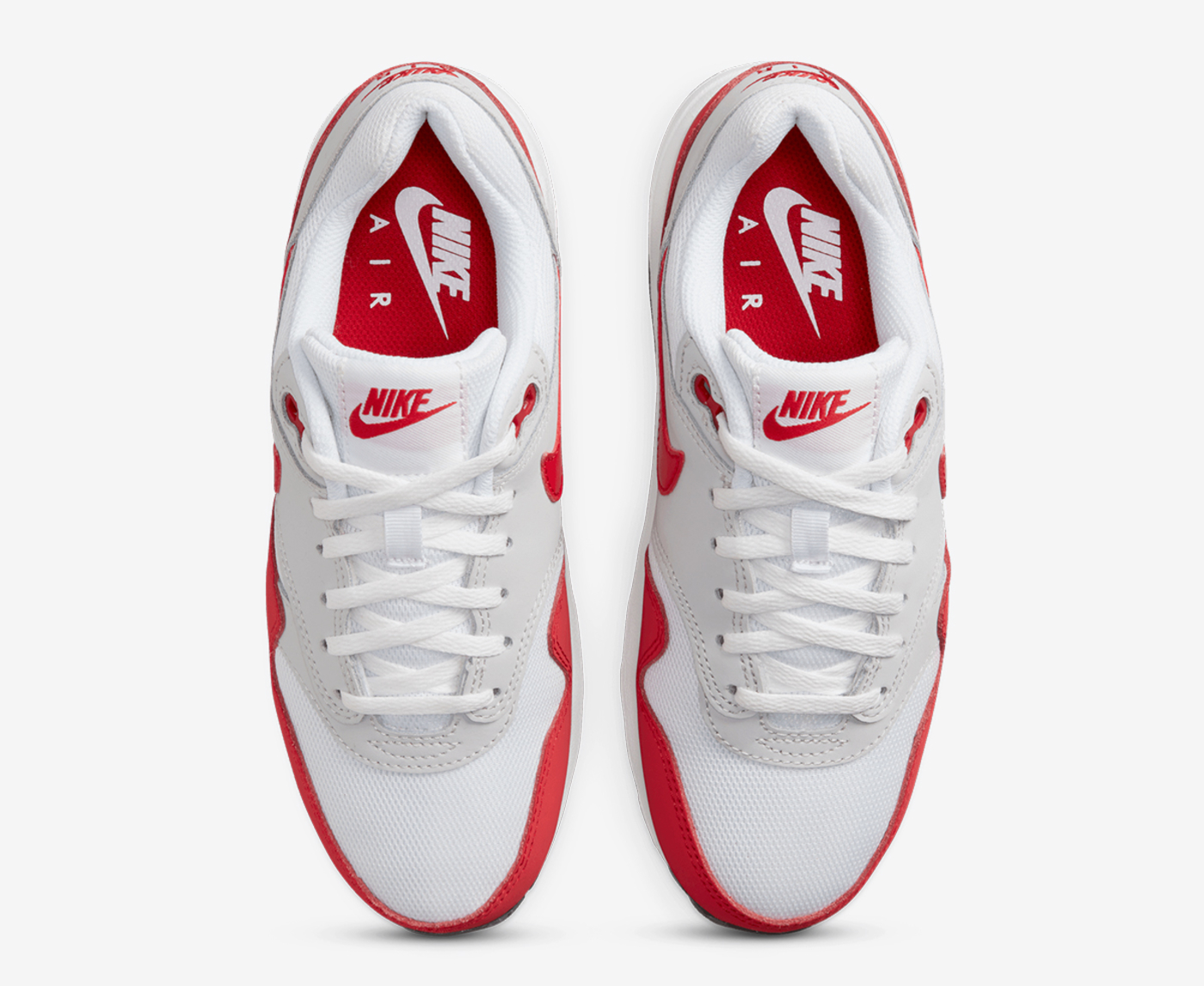 Nike air max best sale 1 rouge et blanche