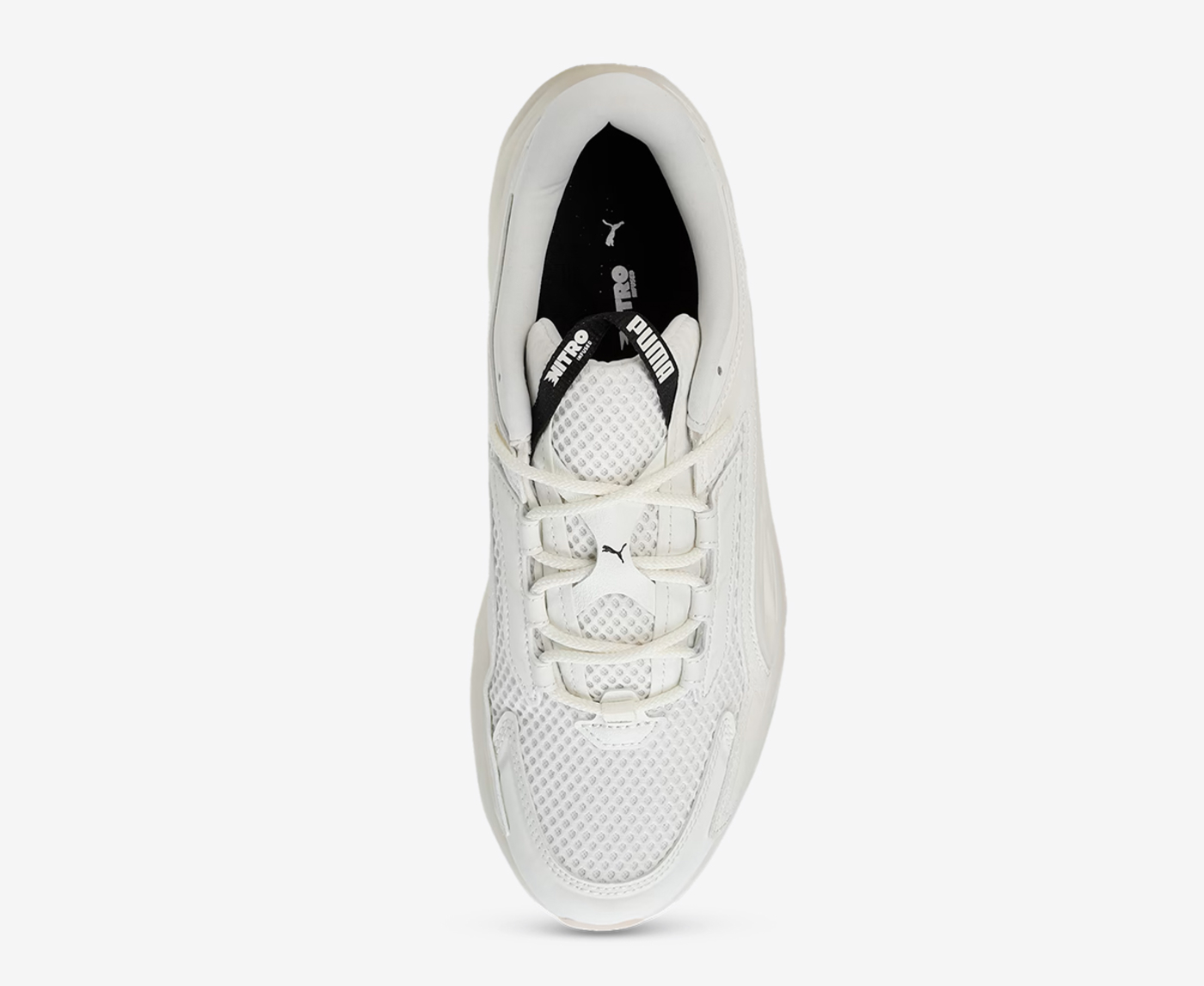 All white high hot sale top pumas