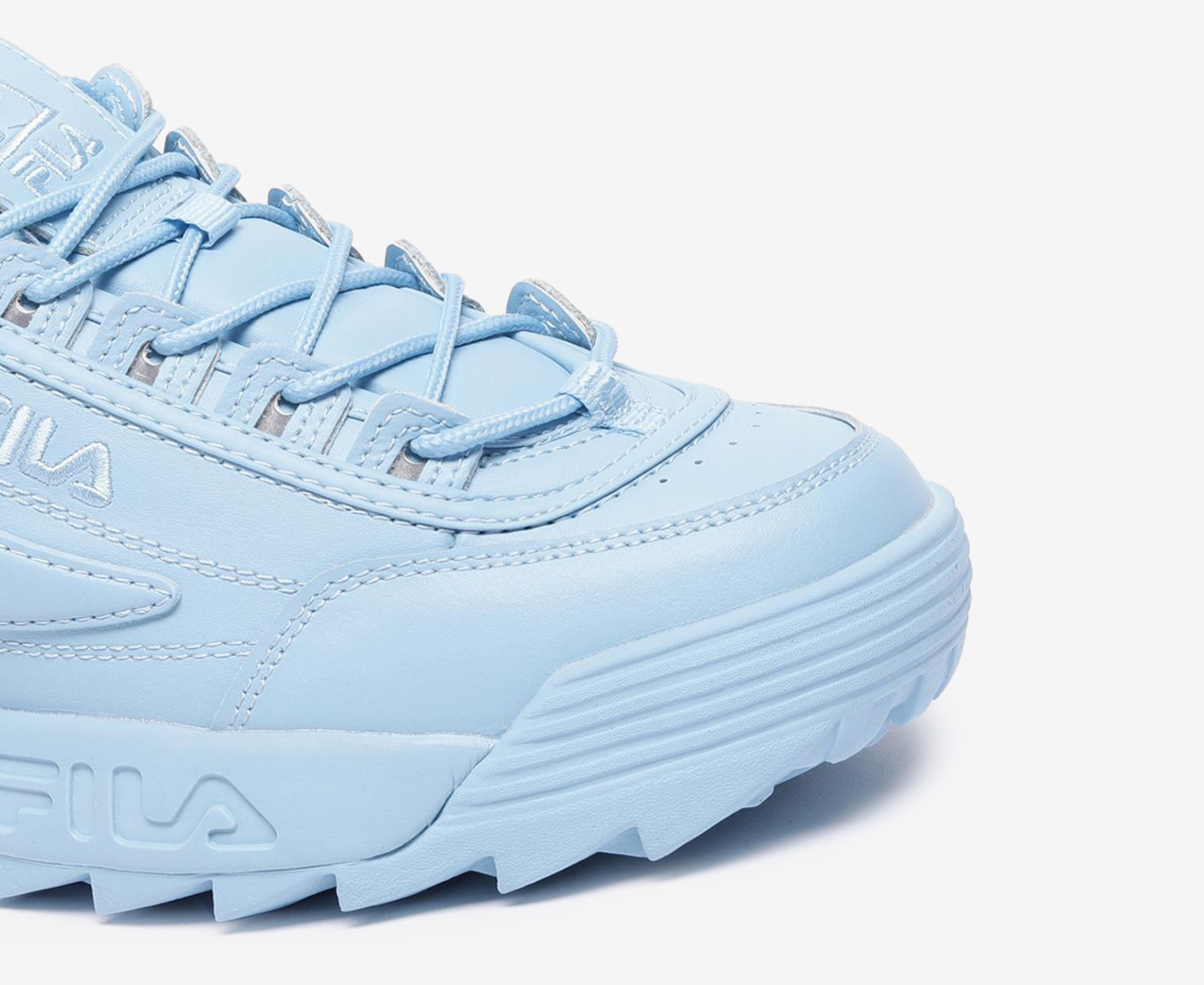 Fila sky blue on sale shoes