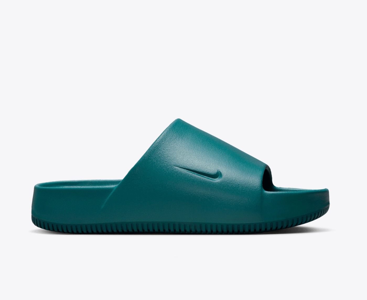 teal nike slides