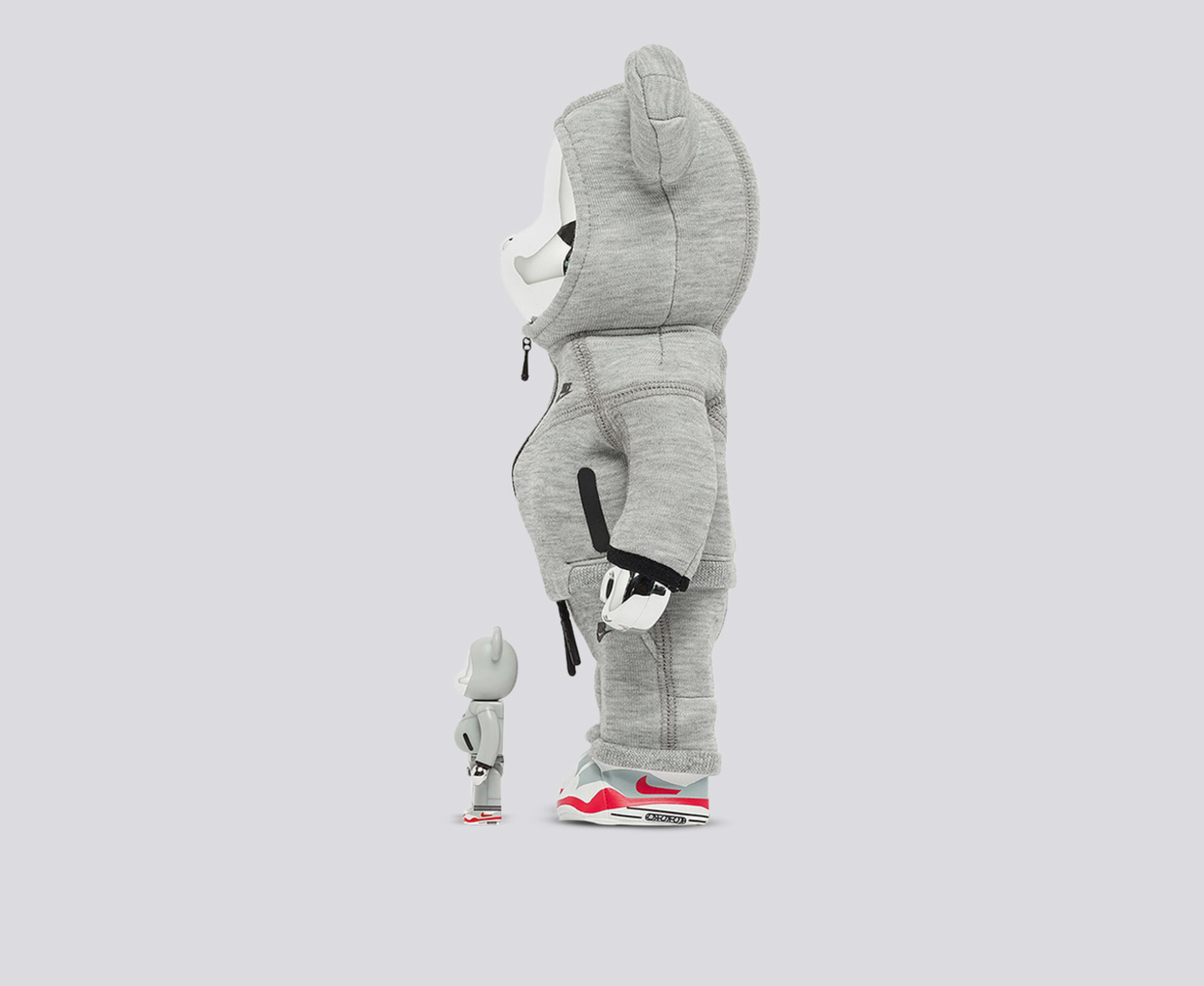 NIKE - Bearbrick NIKE Tech Fleece N98 100％ 400% BE@RBRICK 400% & 100% NIKE TECH FLEECE N98 MEDICOM TOY