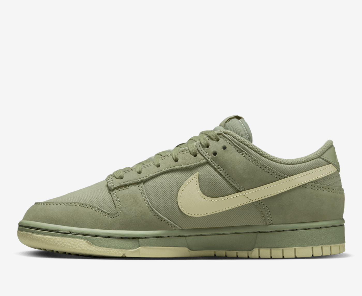 Nike - DUNK LOW RETRO PREMIUM 'OIL GREEN/OLIVE AURA-PHANTOM' - VegNonVeg