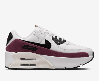 Nike - AIR MAX 90 LV8 'SUMMIT WHITE/SMOKE GREY-BLACK-WOLF GREY' - VegNonVeg