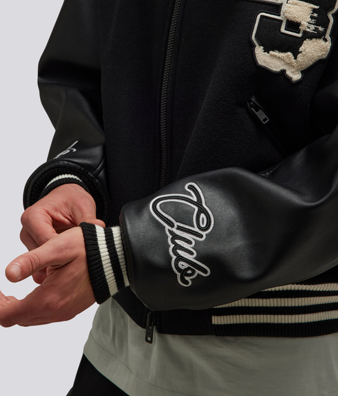 Y-3 - Y-3 LETTERMAN JACKET 'BLACK' - VegNonVeg