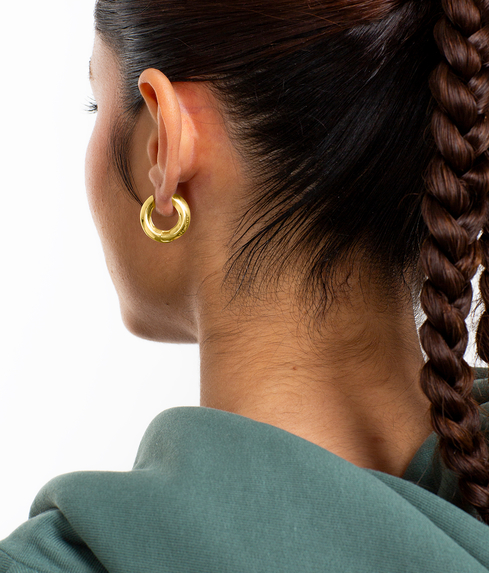 Geometric Silver Studs Minimalist Silver Earrings Round Stud - Etsy | Small  silver earrings, Gold earrings studs simple, Small earrings gold