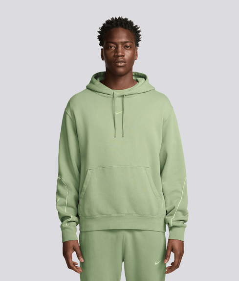 Nike X NOCTA CS HOODIE FLEECE OIL GREEN LIGHT LIQUID LIME VegNonVeg