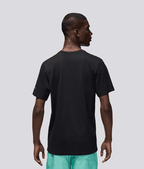 Jordan - JORDAN FLIGHT MVP SHORT SLEEVE CREW TEE 'BLACK/WHITE' - VegNonVeg