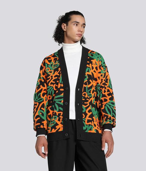 Puma X CARROTS PRINTED CARDIGAN PUMA BLACK VegNonVeg