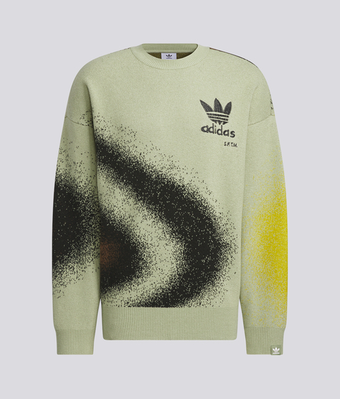 Adidas Originals X SONG FOR THE MUTE KNIT SWEATER TENT GREEN VegNonVeg