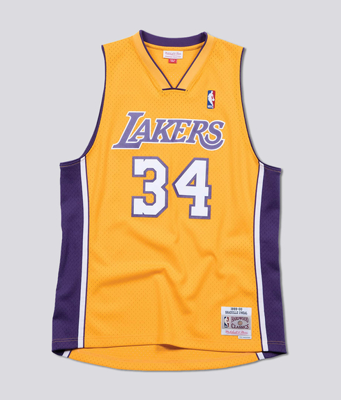 Mitchell & Ness - SWINGMAN JERSEY LOS ANGELES LAKERS HOME 1999-00 ...