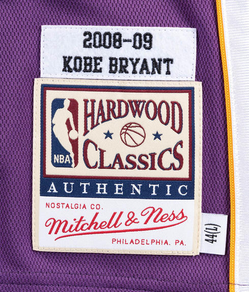 MITCHELL & NESS NBA ICONIC JERSEY LOS ANGELES LAKERS ROAD FINALS JERSEY  2008-09 KOBE BRYANT #24