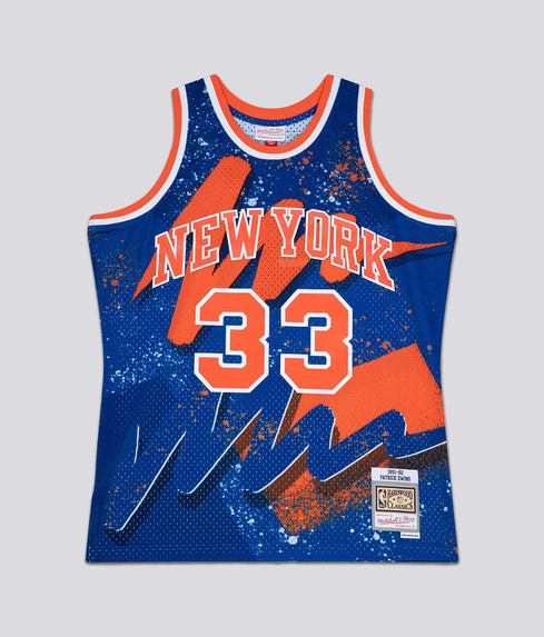 Mitchell & Ness New York Knicks Patrick Ewing Hyper Hoop Swingman Jersey Blue
