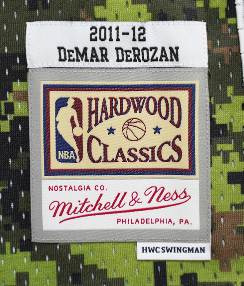 NBA Toronto Raptors Demar Derozan #10 2011 - 2012 Alternante Camo HWC  Swingman Jersey 