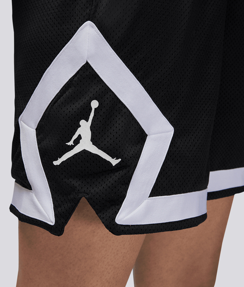 Jordan W J HERITAGE DIAMOND SHORTS CORE BLACK WHITE VegNonVeg