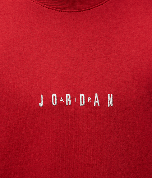 Jordan - M J EMB JORDAN AIR CREW 'GYM RED/SAIL/SAIL' - VegNonVeg