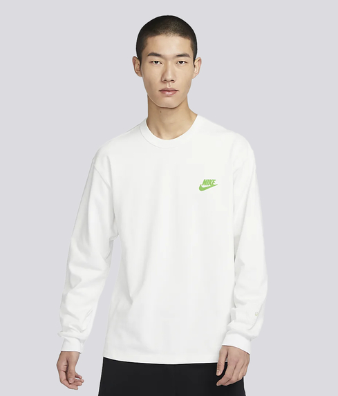 Nike - AS M NSW TEE LS M90 FUFR 'SUMMIT WHITE/ACTION GREEN/PHANTOM5 ...