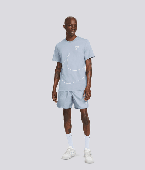 Nike - AS MNK CLUB WVN LND FLOW SHORT 'ASHEN SLATE/WHITE' - VegNonVeg