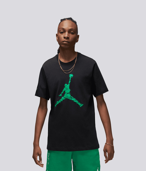 black and green jordan shirt