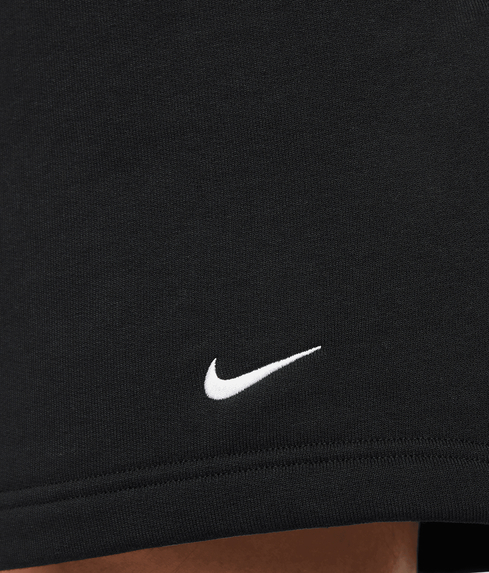 Nike - NIKE SOLO SWOOSH FRENCH TERRY SHORT 'BLACK/WHITE' - VegNonVeg