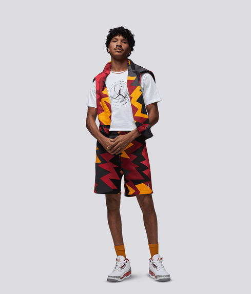 Jordan flight hot sale printed shorts