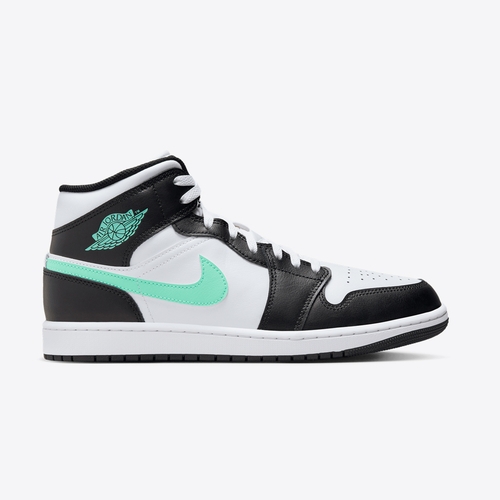 air-jordan-1-mid-whitegreen-  