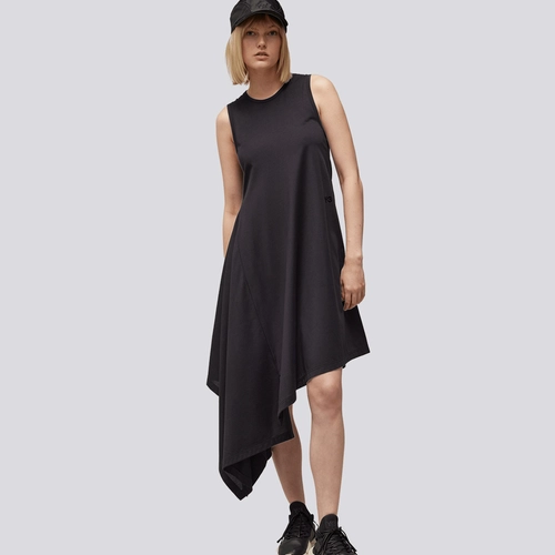 if six was nine Asymmetric Black Dress Y-3 - Asymmetric