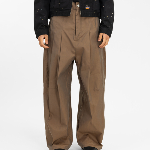 Shinyakozuka - SHINYAKOZUKA HI BAGGY PANT KHAKI l Buy Men's Pants