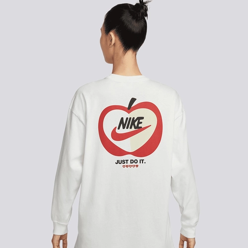 Tシャツ・カットソー (W) Nike NSW Oversized T-Shirts Sail Nike Sportswear Women's Oversized Short-Sleeve Graphic T