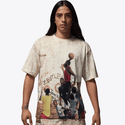 【vintage】JORDAN SHO GRAPHIC T Jordan - JORDAN 85 GRAPHIC SHORT SLEEVE CREW TEE SAIL/LEGEND LIGHT