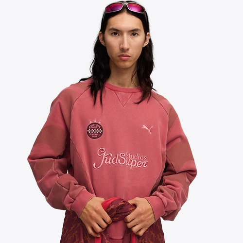 Puma - Puma X Kidsuper Crew Sweatshirt Dark Crimson |Buy