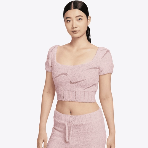 nude nike crop top