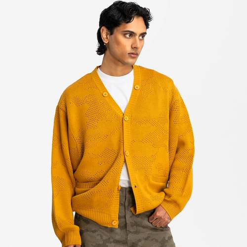 VegNonVeg - Oversized Jacquard Cardigan - VegNonVeg