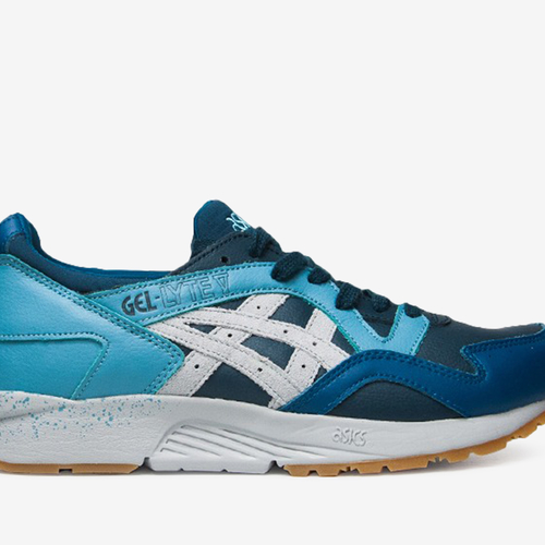 Asics tiger gel lyte white dark ocean top