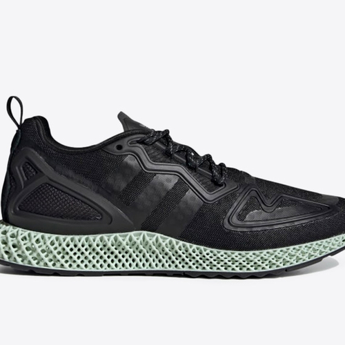 Adidas Originals - ZX 2K 4D 'CBLACK' - VegNonVeg