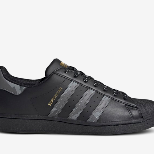 Men's shoes adidas Superstar Xlg Core Black/ Core Black/ Gold Metallic