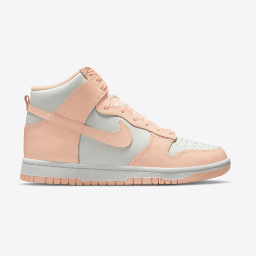 nike dunk high sail crimson tint