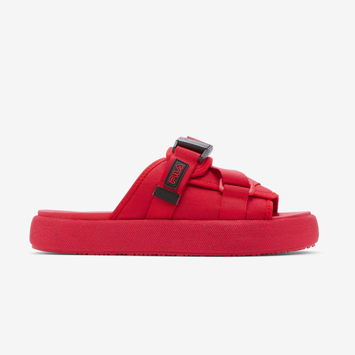 fila red sandals