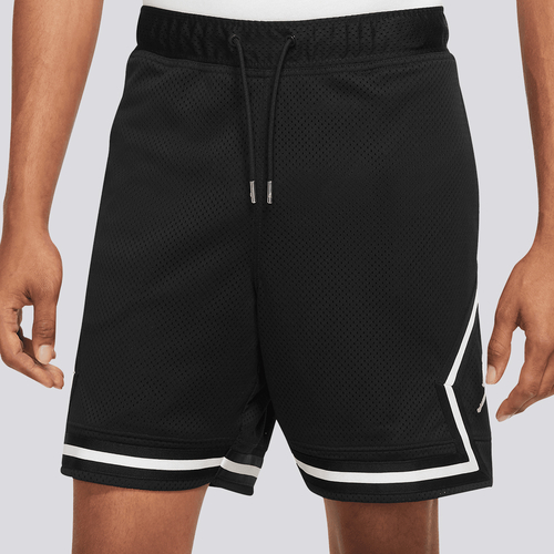 Jordan - M J ESS STMT DMND MESH SHORT 'BLACK' - VegNonVeg