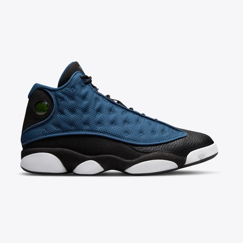 jordan 13 blue black and white